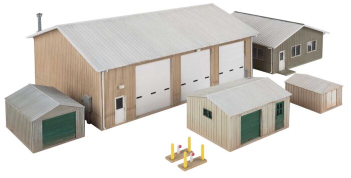 Walthers Cornerstone HO 933-4122 Vehicle Maintenance Facility - Kit 