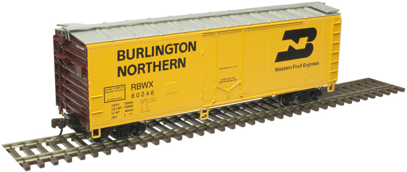 Atlas Trainman HO 20006142 40' Plug Door Box Car Burlington