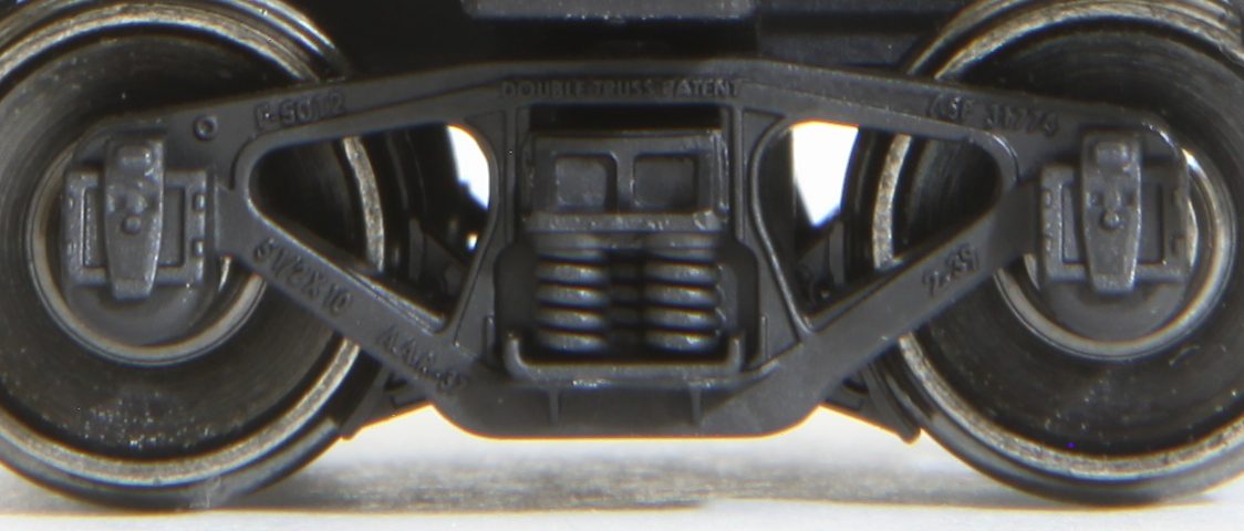 Tangent HO 103 50-Ton ASF Cast Steel Spring Plank Trucks with 33" Semi-Scale Tread 0.088" All-Metal Precision Wheelsets - 1 Pair