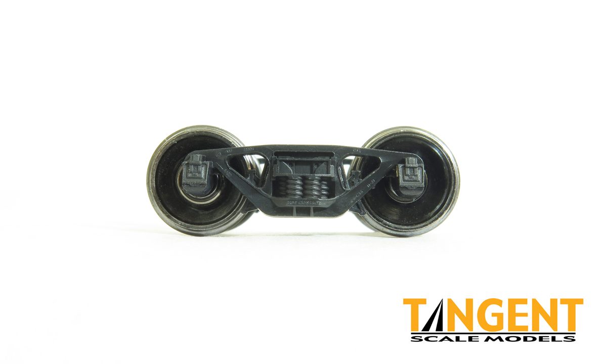 Tangent HO 100 70-Ton ASF A-3 Ride Control Trucks with 33" Normal Tread 0.110" All-Metal Precision Wheelsets - 1 Pair