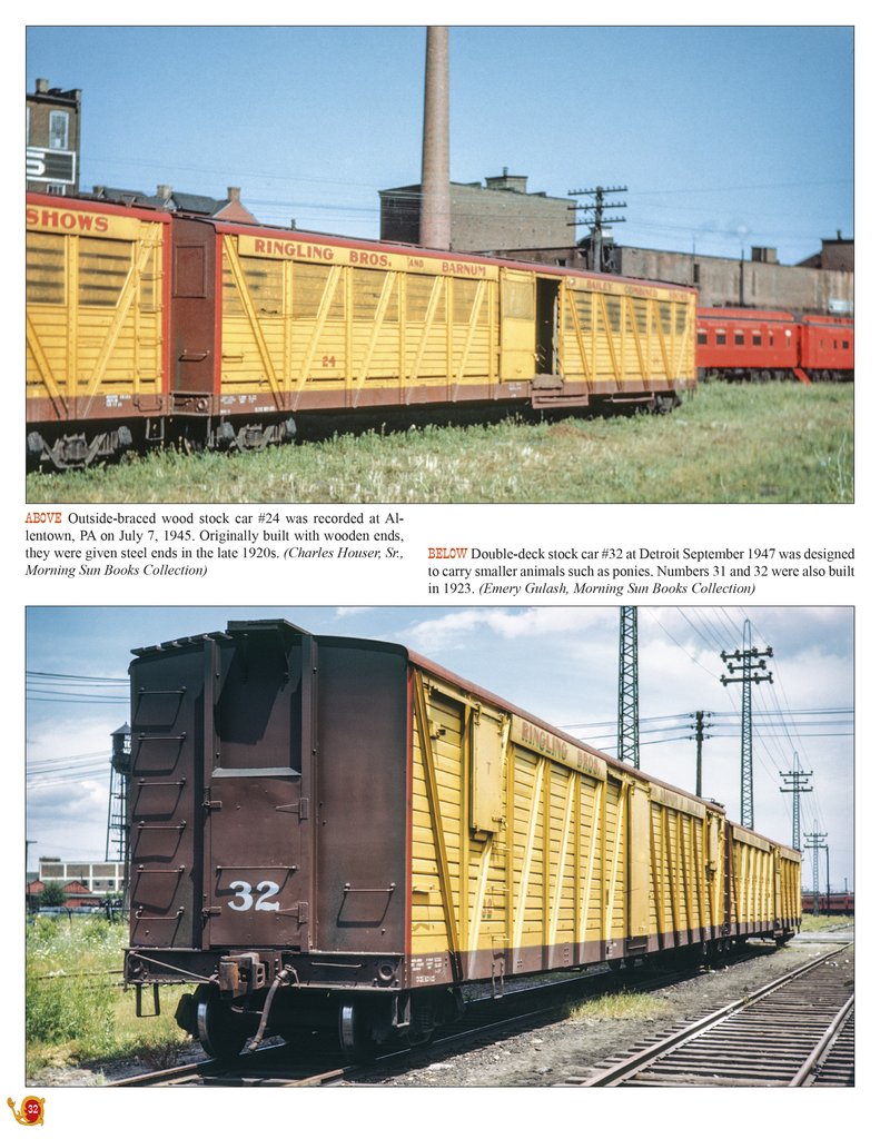 Morning Sun Books 1733 Circus and Carnival Trains In Color: A Fond Look Back at Their Equipment and Operation