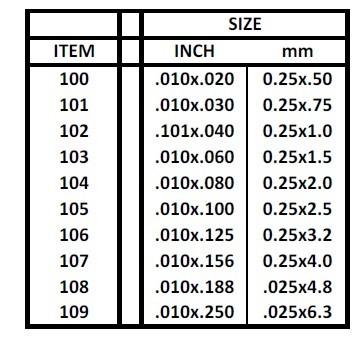 Evergreen Scale Models 105 - .010" X .100" Strip Styrene - 10 Pieces