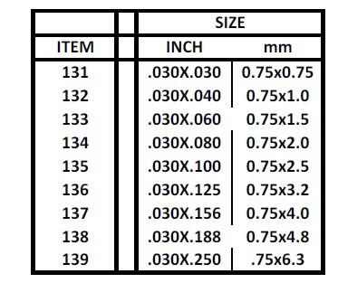 Evergreen Scale Models 139 - .030" X .250" Strip Styrene - 10 Pieces