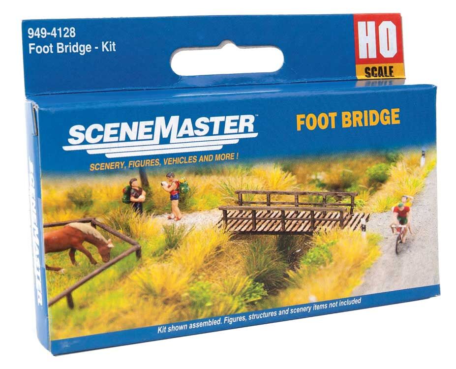 Walthers SceneMaster HO 949-4128 Foot Bridge - Kit