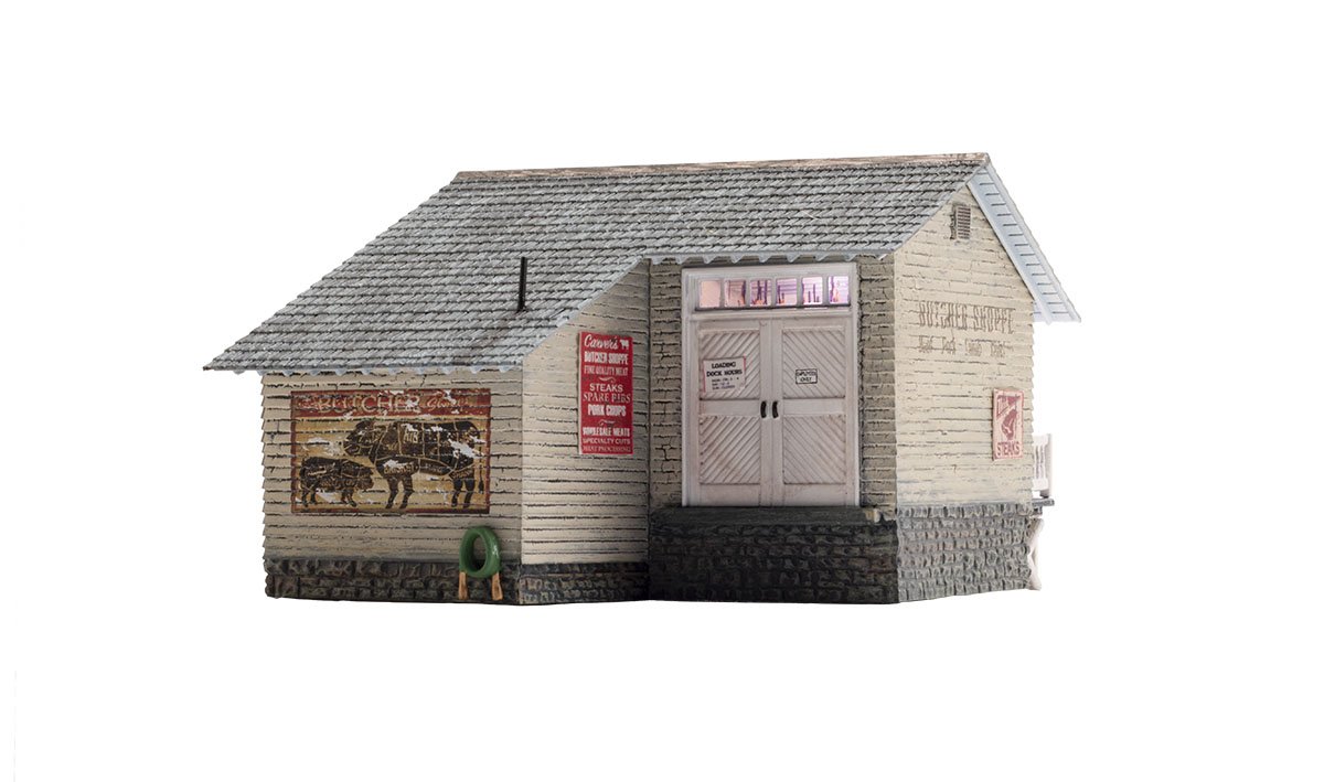Woodland Scenics BR4958 N Built Up Carver's Butcher Shoppe