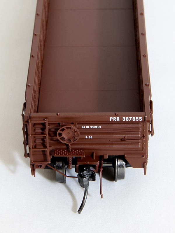 Tangent Scale Models HO 17010-24 PRR/PC Shops G43 Class 52'6" Corrugated Side Gondola Pennsylvania Railroad 'Original 11-1966 G43' PRR #387815