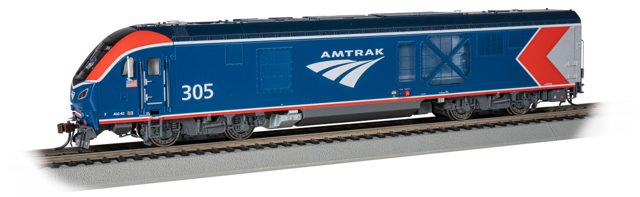 Bachmann HO 68301 Siemen Charger ALC-42 Diesel Electric Locomotive with DCC/TCS WOWSound Amtrak Phase VI #300