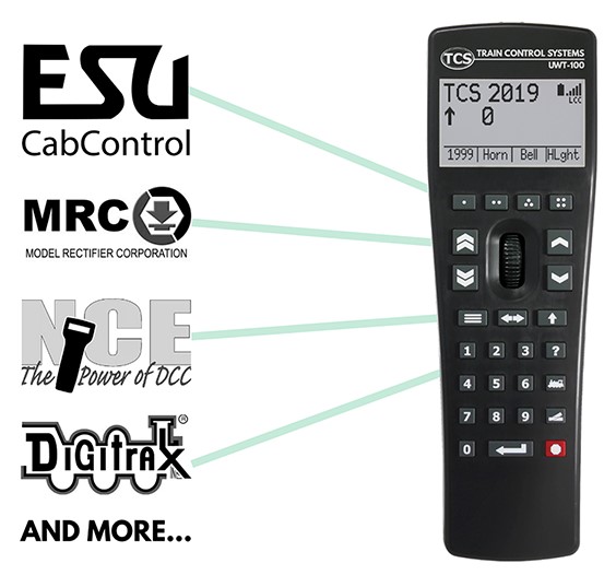 Train Control Systems TCS DCC UWT-100 Universal WiFi 'Wireless' Throttle