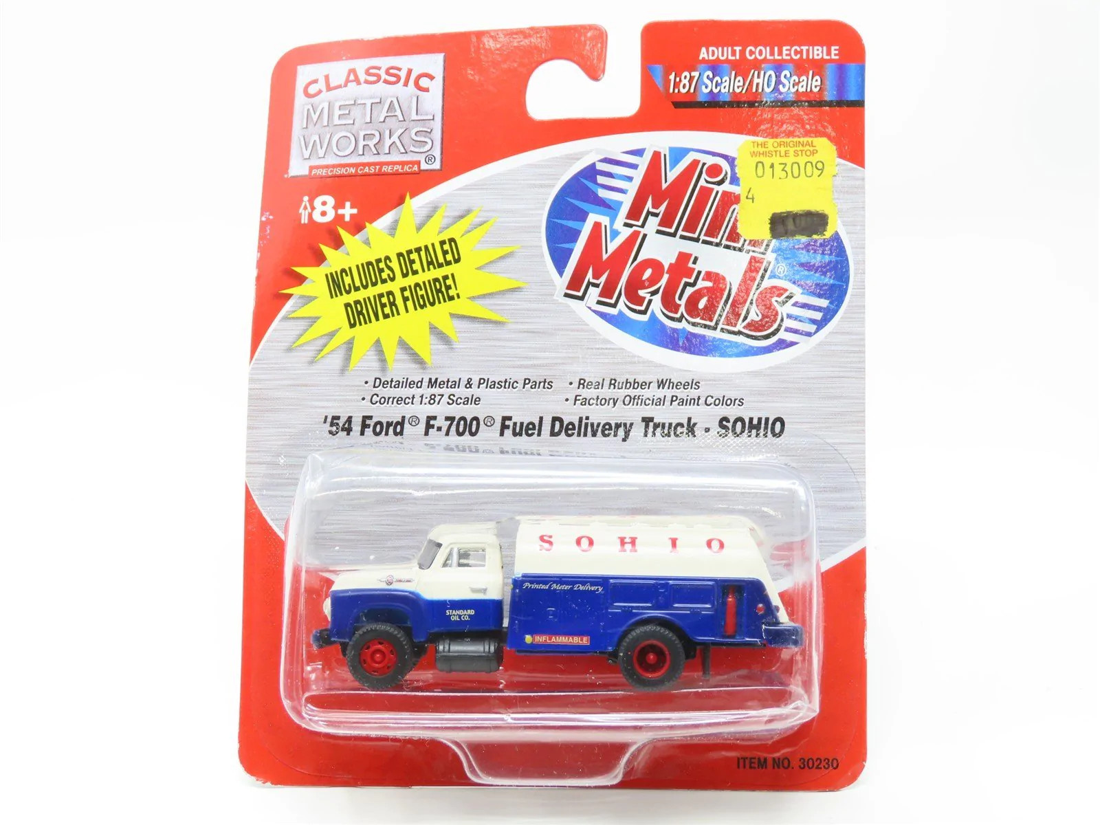 Classic Metal Works Mini Metals HO CMW30230 '54 Ford F-700 Fuel Delivery Truck SOHIO