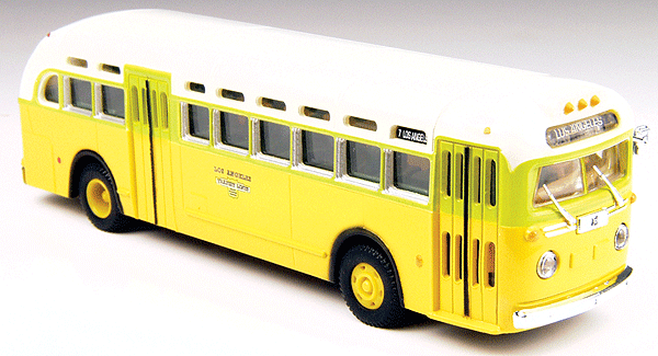 Classic Metal Works Mini Metals HO CMW32303 GMC TDH-3610 Transit Bus National City Lines/LA Transit '7 Los Angeles'