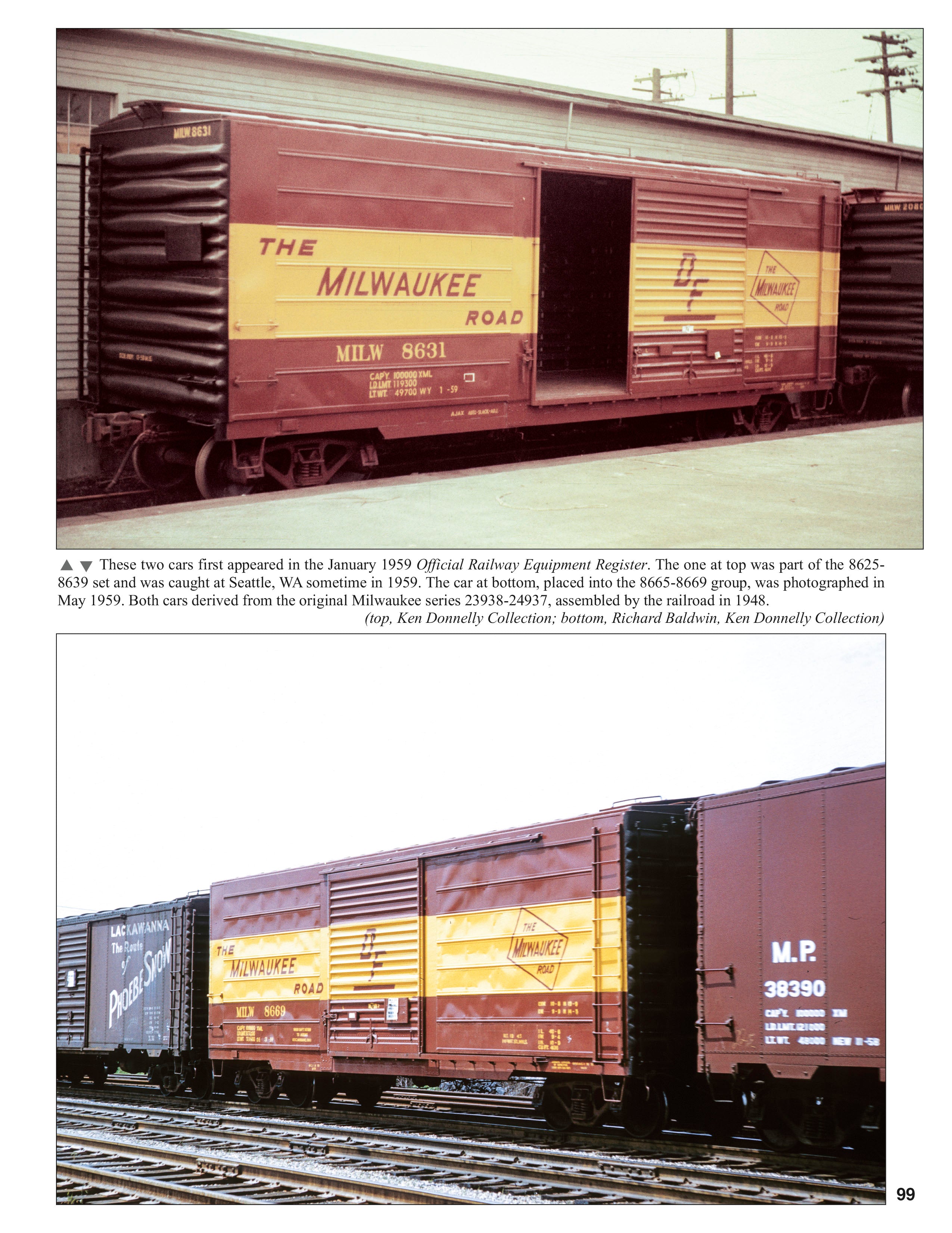 Morning Sun Books 1741 1950s Freight Car Color Guide Volume 1: Box Cars
