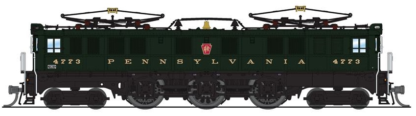 Broadway Limited Imports N 3962 PRR P5a Boxcab with Paragon4 Sound/DC/DCC Freight Type DGLE Buff Yellow Roman Lettering Round PRR #4773