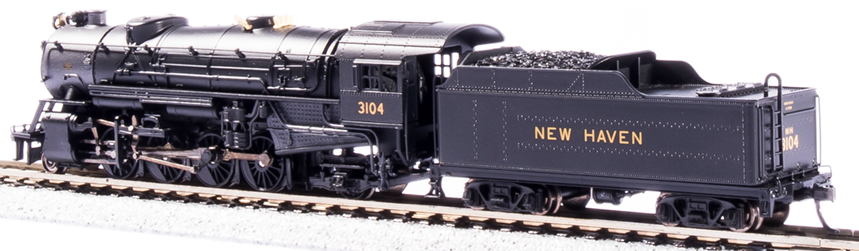 Broadway Limited Imports N 3976 USRA Heavy Mikado Paragon4 Sound/DC/DCC New Haven NH #3104
