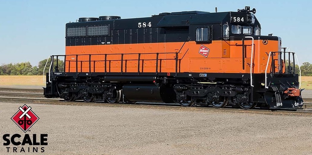 ScaleTrains Museum Quality HO SXT70016 DCC/ESU LokSound EMD SDL39 Milwaukee Road MILW #584