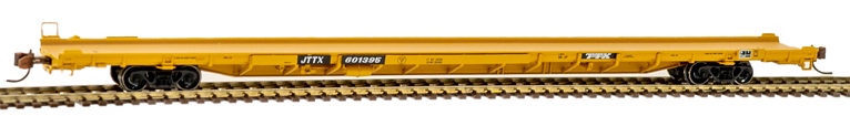 Atlas N 50005521 F89J Flat Car with Deck Risers '2000s yellow' JTTX #601492