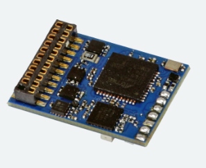 ESU DCC HO/O 58210 LokSound 5 Fx DCC/MM/SX/M4 Blank decoder 8-pin NEM652 with loudspeaker 11x15mm
