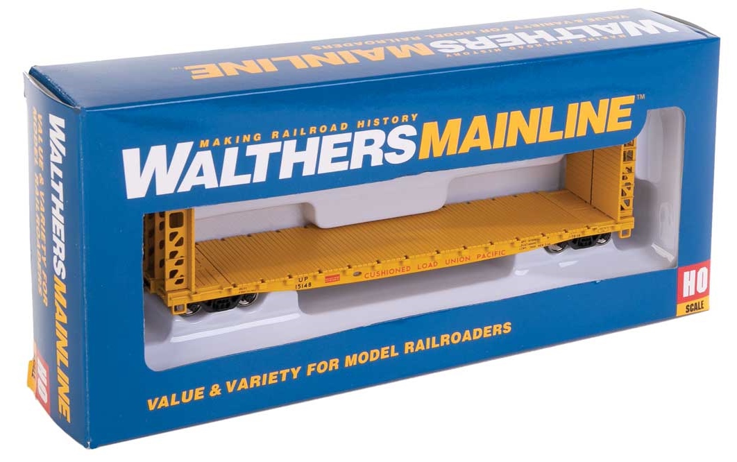 Walthers Mainline HO 910-5918 53' GSC Bulkhead Flatcar Union Pacific UP #15148 