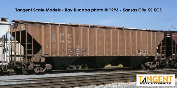 Tangent Scale Models HO 20075-08 Pullman-Standard PS-2CD 4750 Covered Hopper KCS ‘Delivery Brown 12-1979’ KCS #307688