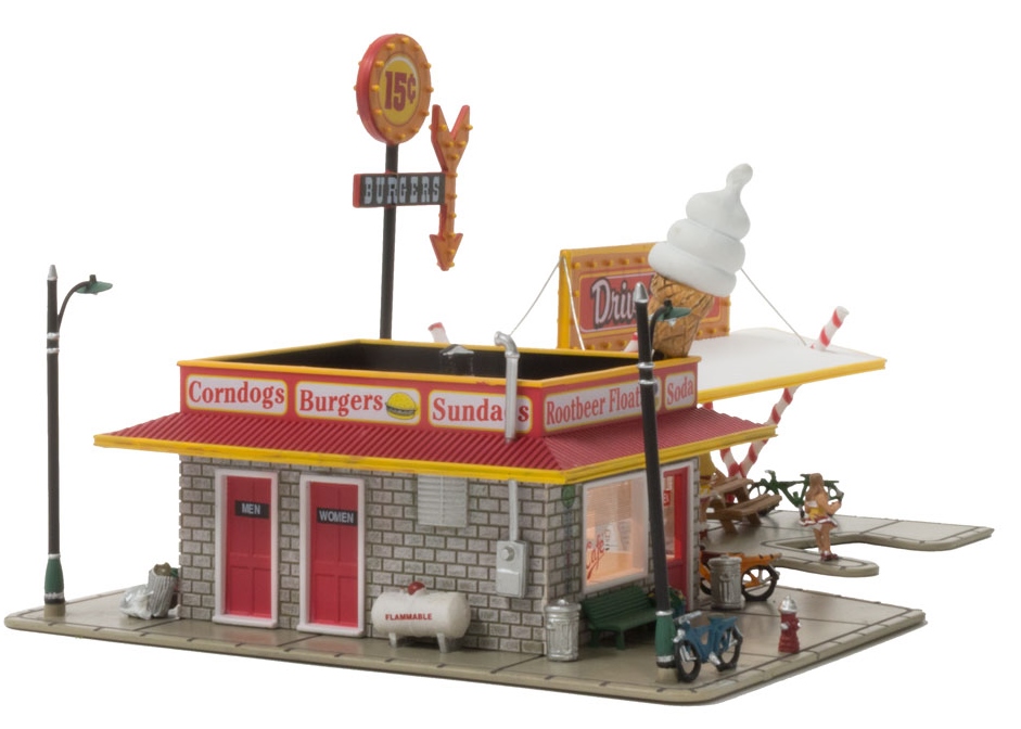 Woodland Scenics BR5029 HO Built Up Drive 'n Dine