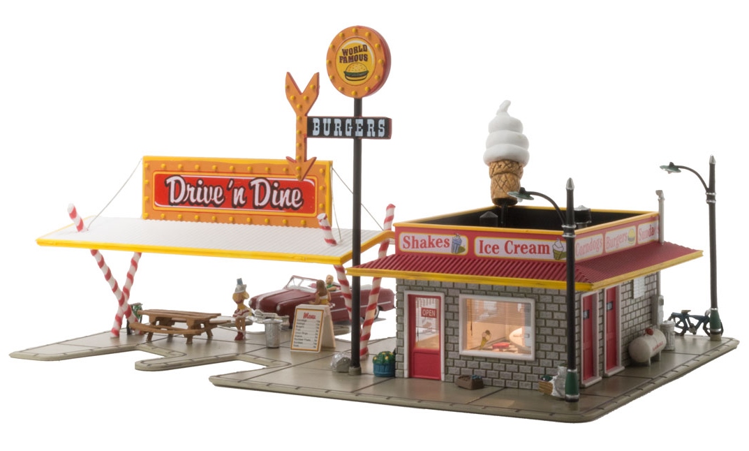 Woodland Scenics BR5029 HO Built Up Drive 'n Dine