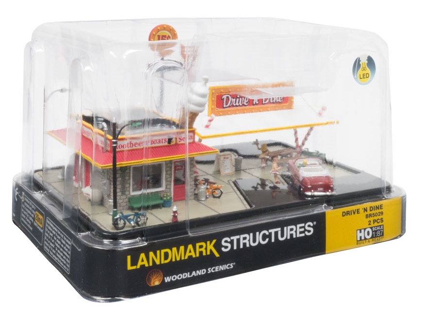 Woodland Scenics BR5029 HO Built Up Drive 'n Dine