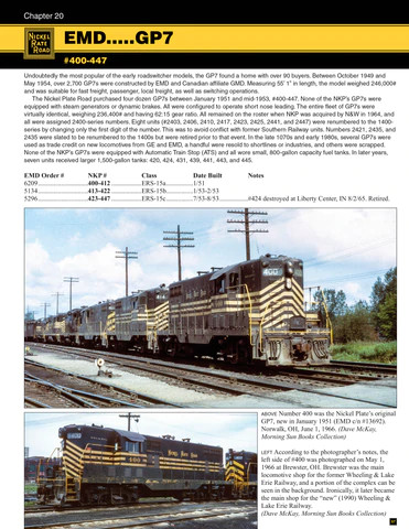 Morning Sun Books 1747 Nickel Plate Power In Color 1940-1964