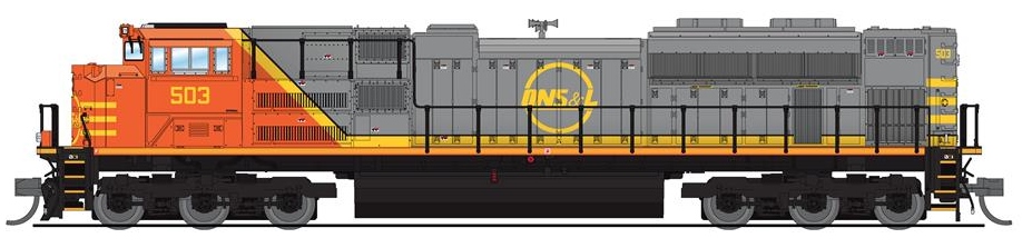 Broadway Limited Imports N 7039 EMD SD70Ace Paragon4 Sound/DC/DCC Quebec North Shore & Labrador QNS&L #506