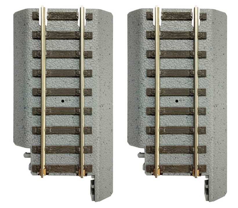 WalthersTrainline HO 931-1370 Power-Loc Code 100 Nickel Silver Track Adapter 2-Pack