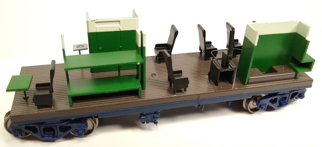 Tangent Scale Models HO 60017-01 International Car Company B&O Class I-18 Steel Bay Window Caboose Chessie System 'Raceland Repaint 1980+' B&O #C3019