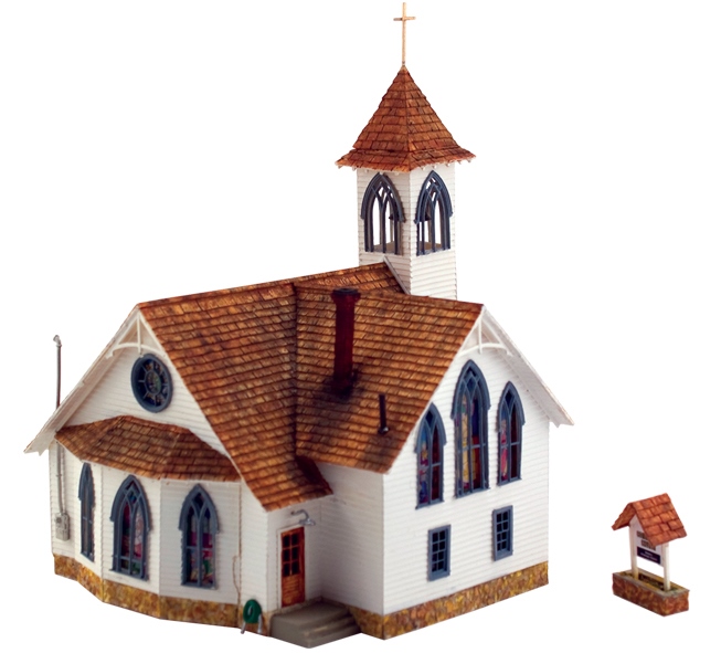 Woodland Scenics HO BR5041 Built Up Community Church
