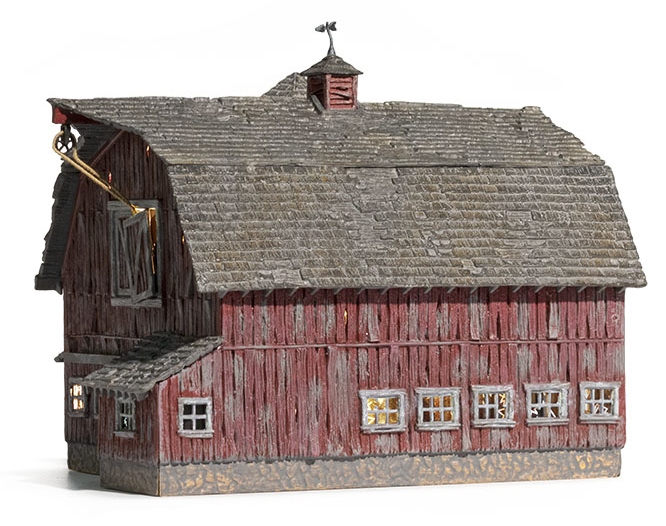 Woodland Scenics HO BR5038 Built Up Old Weathered Barn