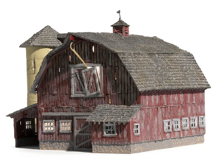 Woodland Scenics HO BR5038 Built Up Old Weathered Barn