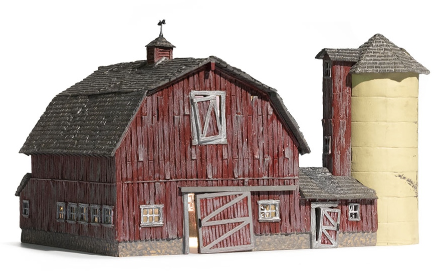 Woodland Scenics HO BR5038 Built Up Old Weathered Barn