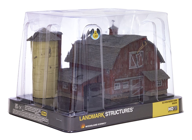 Woodland Scenics HO BR5038 Built Up Old Weathered Barn