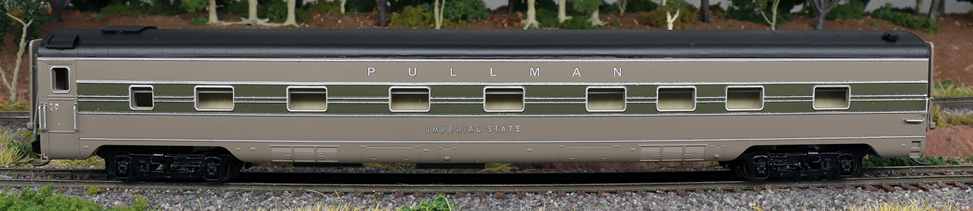 Intermountain N Centralia Car Shops CCS6804-10 Pullman Standard 4-4-2 Sleeper New York Central 20th Century 'Imperial Domain'