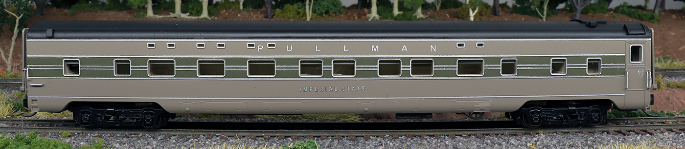 Intermountain N Centralia Car Shops CCS6804-11 Pullman Standard 4-4-2 Sleeper New York Central 20th Century 'Imperial State'