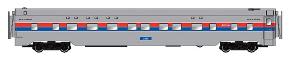 Intermountain N Centralia Car Shops CCS6816-03 Pullman Standard 4-4-2 Sleeper Amtrak 'Ph I' #2382