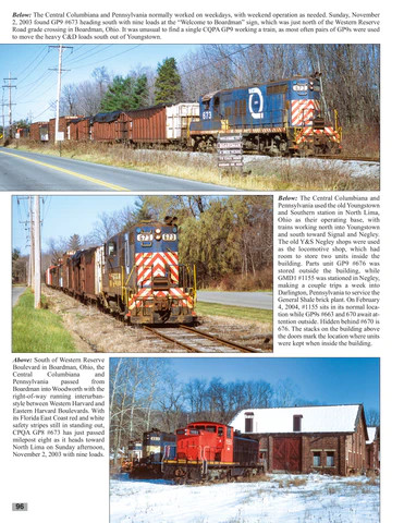 Morning Sun Books 1749 Mahoning Valley Rails In Color 1988-2006