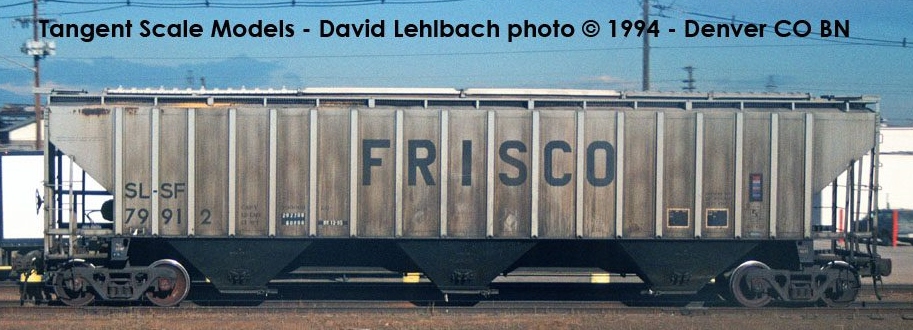 Tangent Scale Models HO 20062-08 Pullman-Standard PS-2CD 4750 Covered Hopper SLSF 'Delivery Gray 6-1977' SL-SF #79970