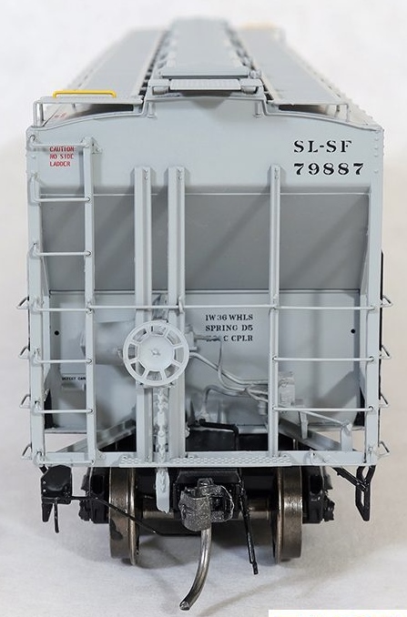 Tangent Scale Models HO 20062-10 Pullman-Standard PS-2CD 4750 Covered Hopper SLSF 'Delivery Gray 6-1977' SL-SF #79974