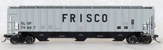 Tangent Scale Models HO 20062-11 Pullman-Standard PS-2CD 4750 Covered Hopper SLSF 'Delivery Gray 6-1977' SL-SF #79986
