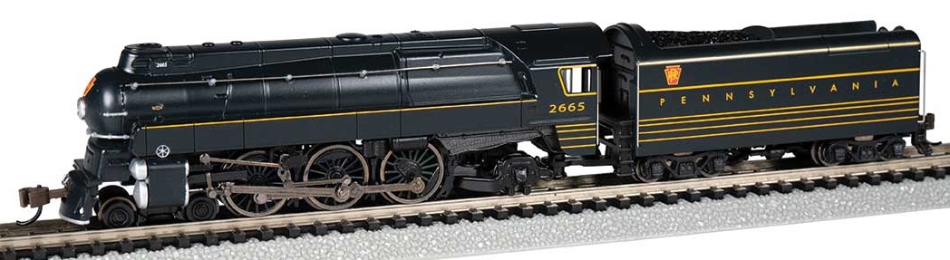 Bachmann N 53952 4-6-2 Streamlined K4 Pacific Steam Locomotive with DCC/Sound Pennsylvania Railroad PRR #2665