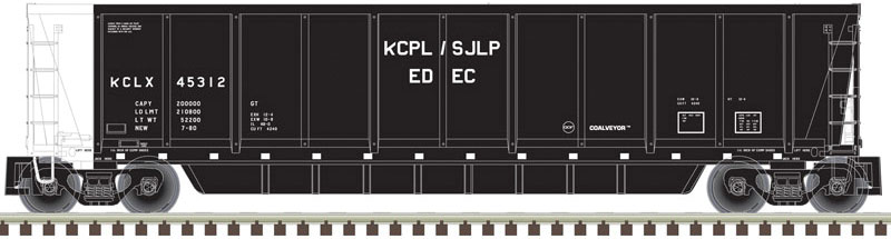 Atlas Master HO 20006701 ACF Coalveyor Bathtub Gondola Kansas City Power & Light SJLP KCLX #45353