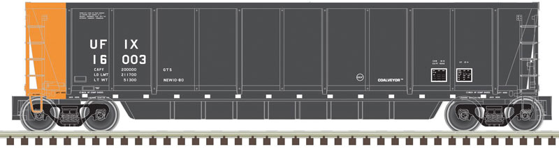 Atlas Master HO 20006703 ACF Coalveyor Bathtub Gondola Utility Fuels UFIX #16010