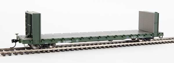 Walthers Mainline HO 910-5809 Pullman-Standard 60' Bulkhead Flatcar 48' IL Indiana Harbor Belt IHB #819002