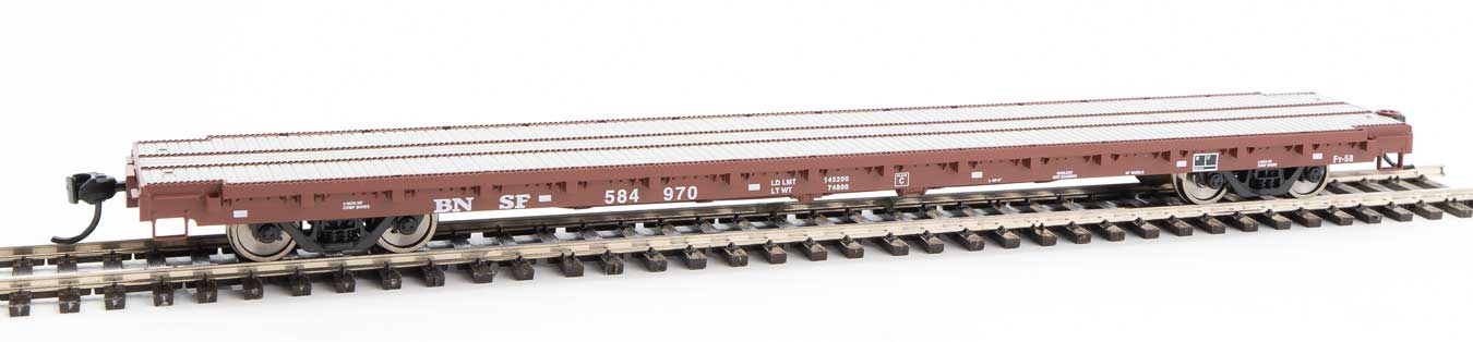 Walthers Mainline HO 910-5361 Pullman-Standard 60' Flatcar BNSF Railway BNSF #584970
