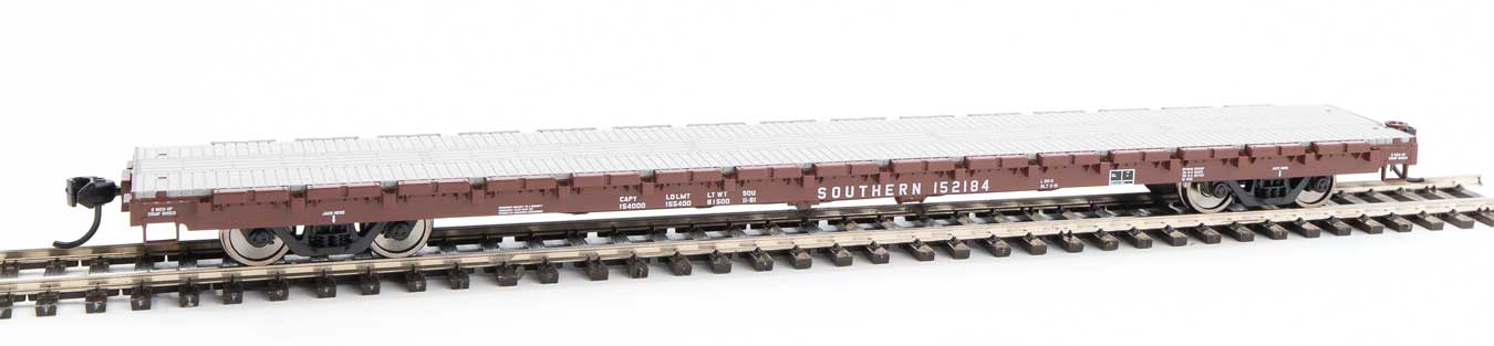 Walthers Mainline HO 910-5378 Pullman-Standard 60' Flatcar Southern Railway #152184