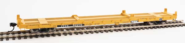 Walthers Mainline HO 910-5383 Pullman-Standard 60' Flatcar TTX 20' and 40' container loading VTTX #92276 