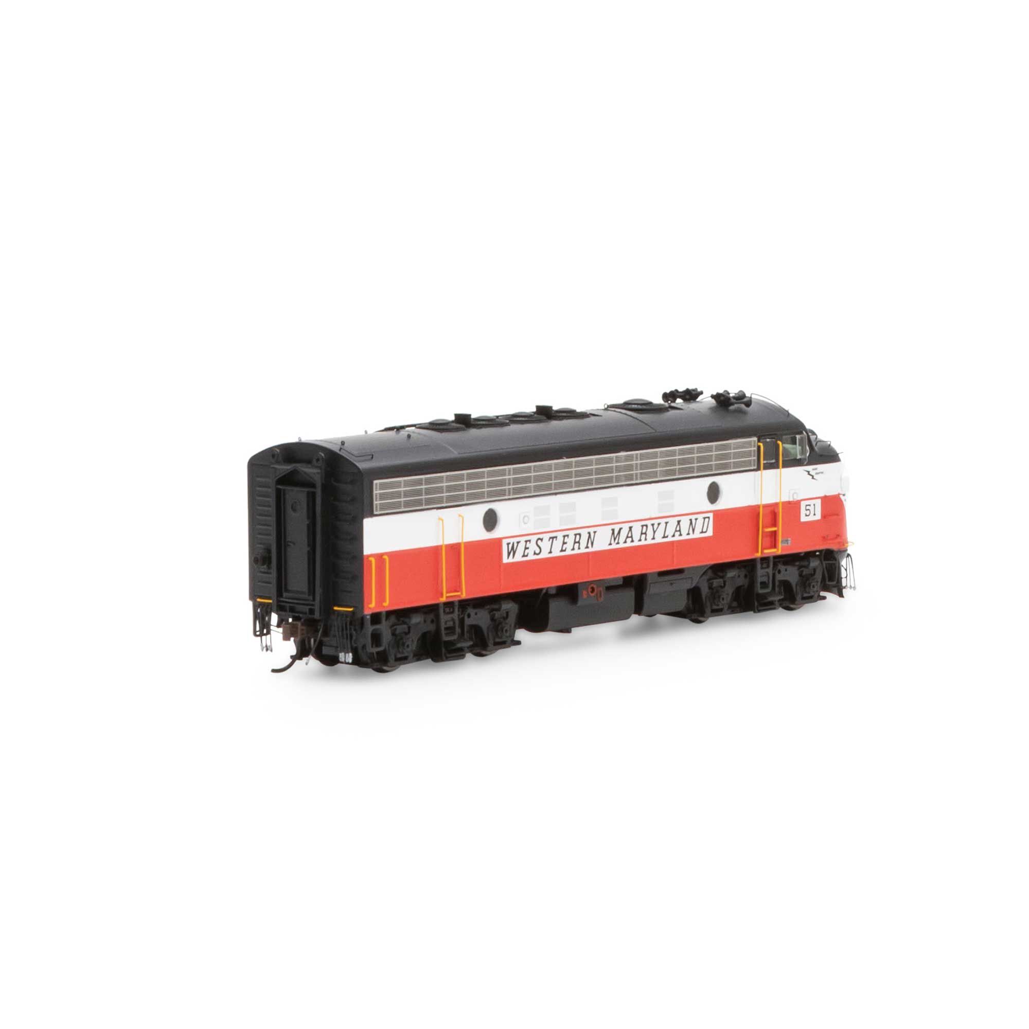 Athearn Genesis HO ATHG19352 DCC Ready EMD F3A Western Maryland WM #51