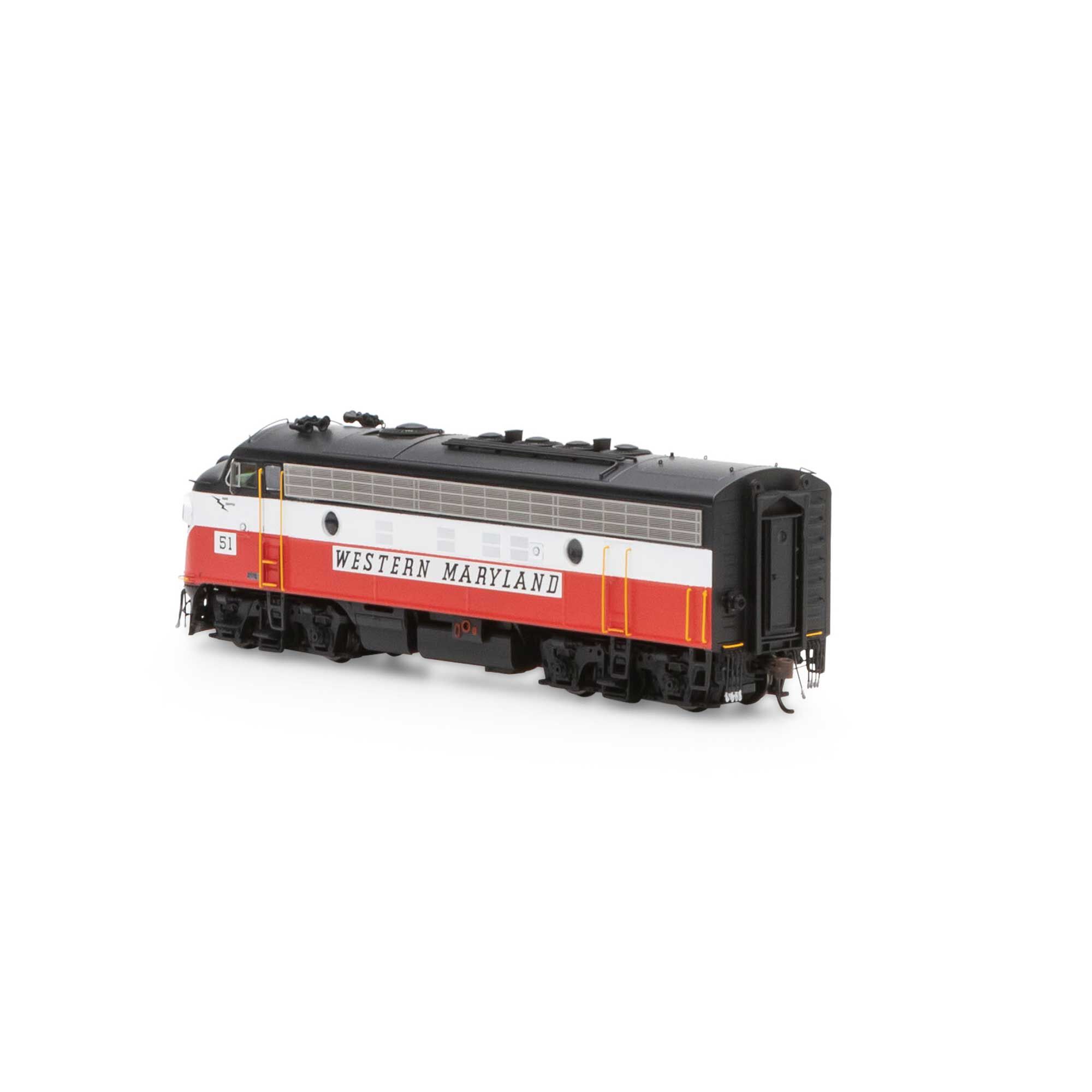 Athearn Genesis HO ATHG19352 DCC Ready EMD F3A Western Maryland WM #51